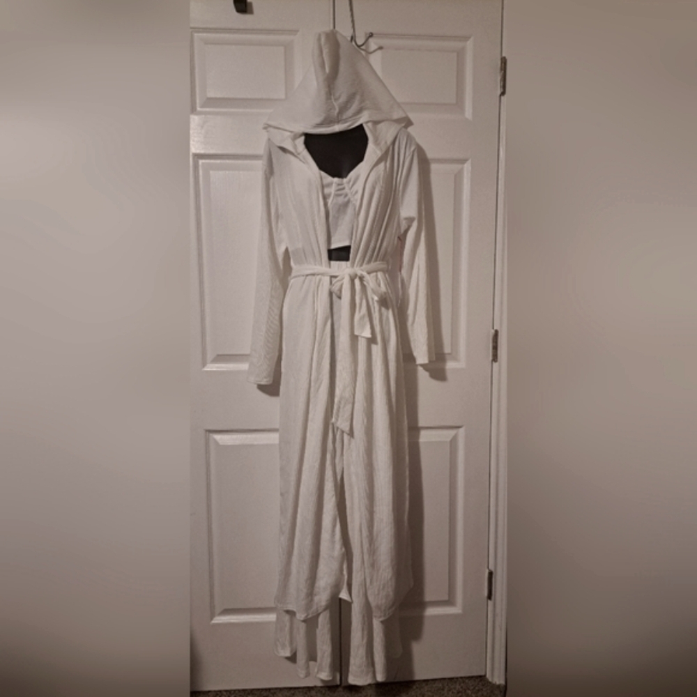 White Ribbed 3 Piece Set - Picture 7 of 16